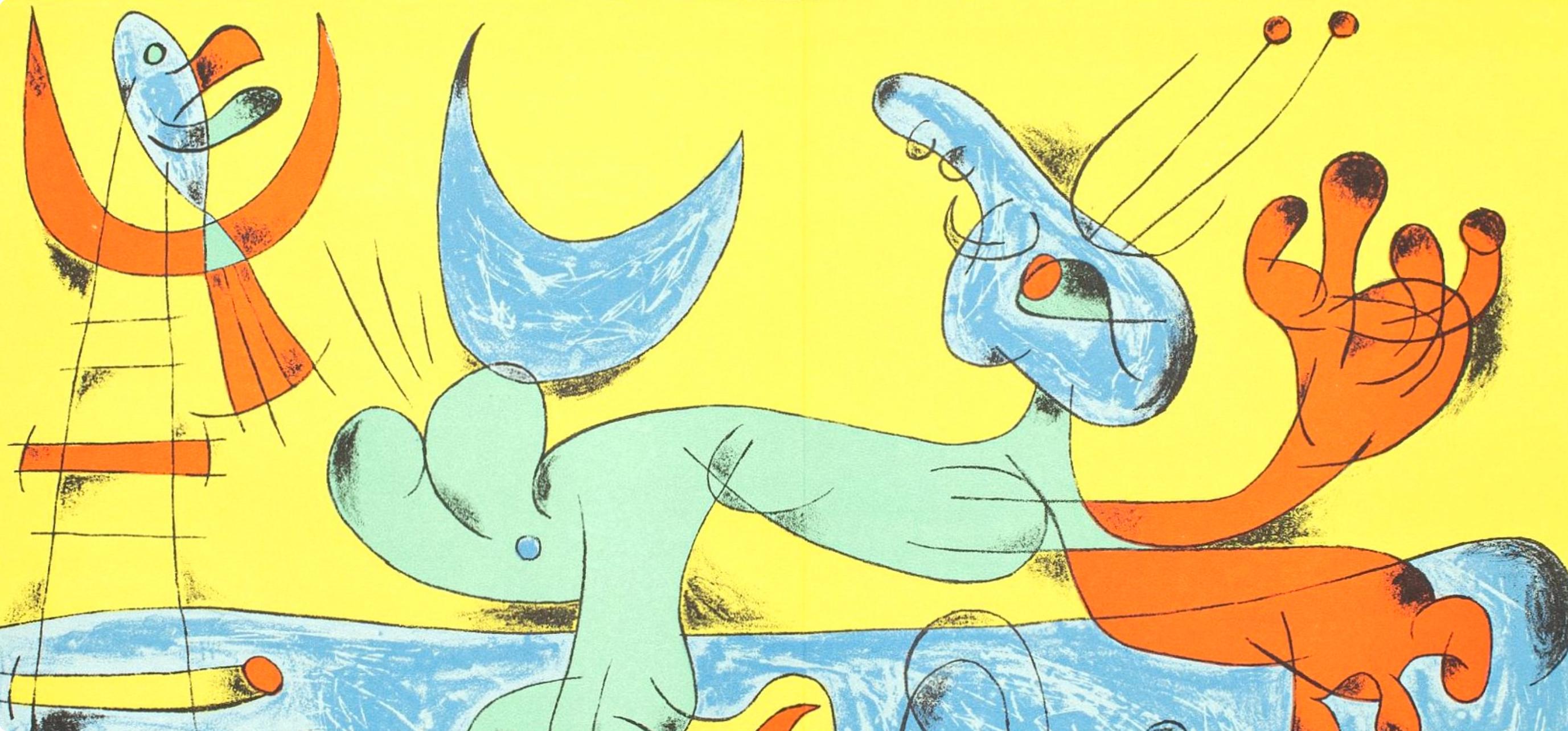 Joan Miro, Untitled, from Joan Miro, 1956 - Print by Joan Miró