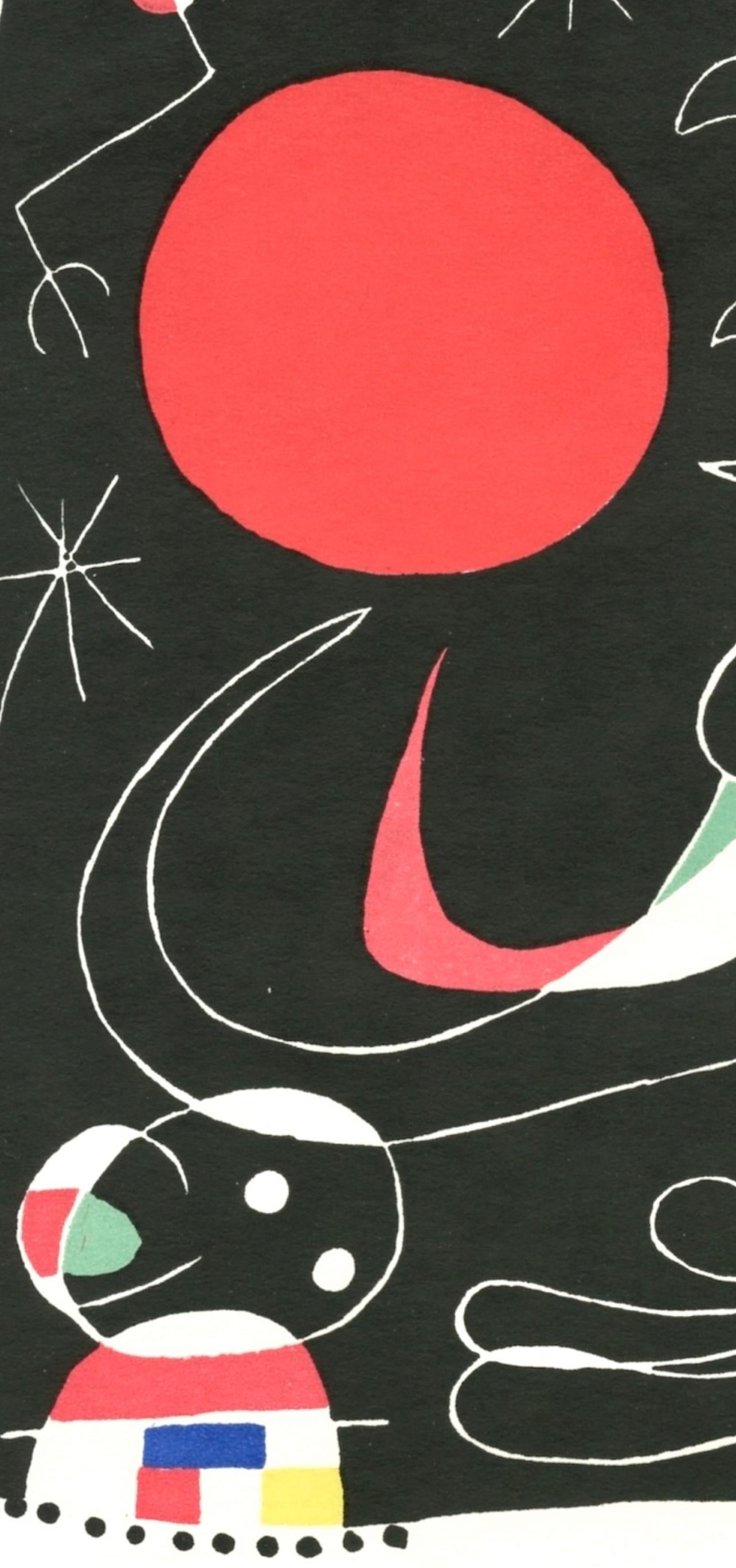 Joan Miro, Untitled, from Joan Miro, 1956 - Print by Joan Miró