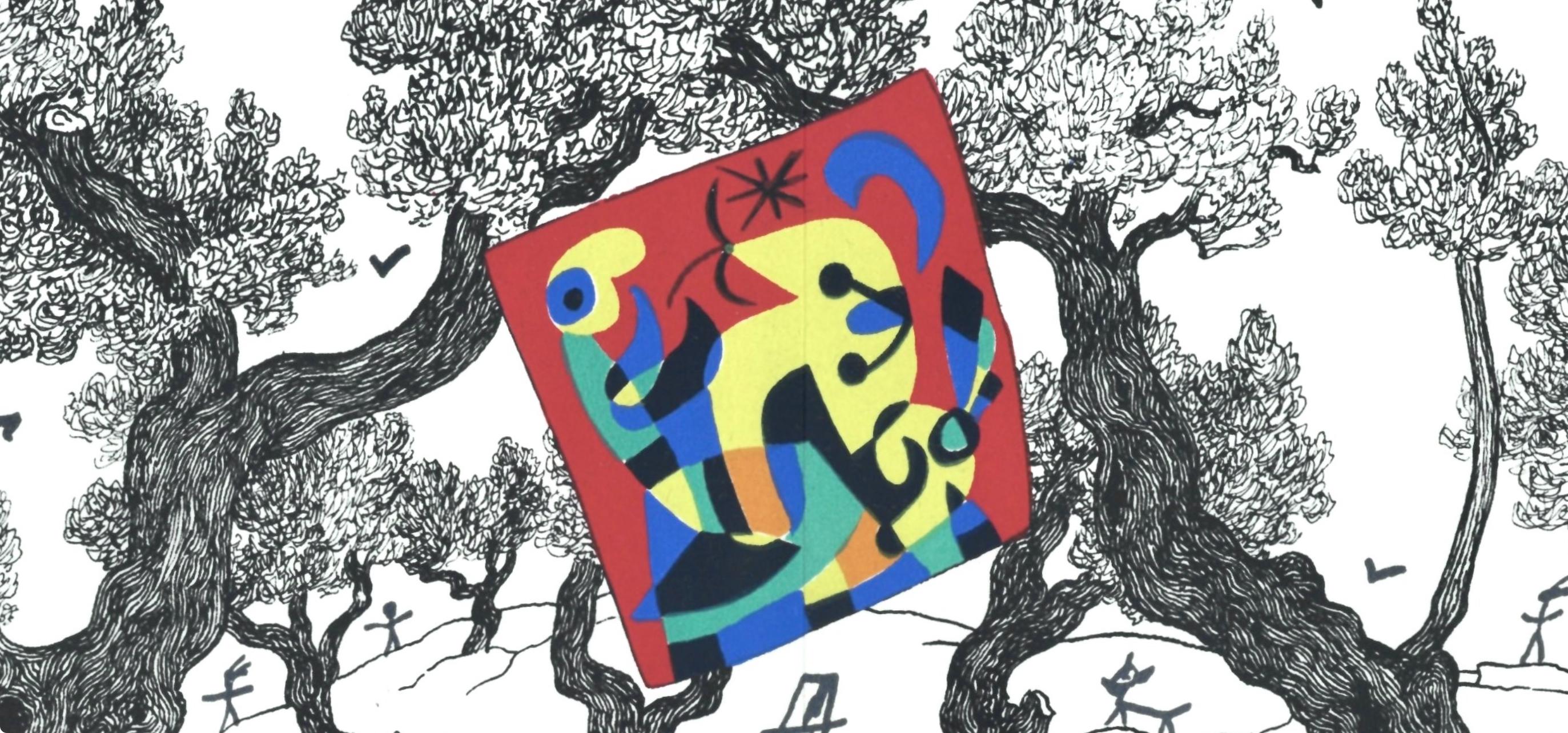 Joan Miro, Untitled, from Joan Miro, 1956 - Print by Joan Miró