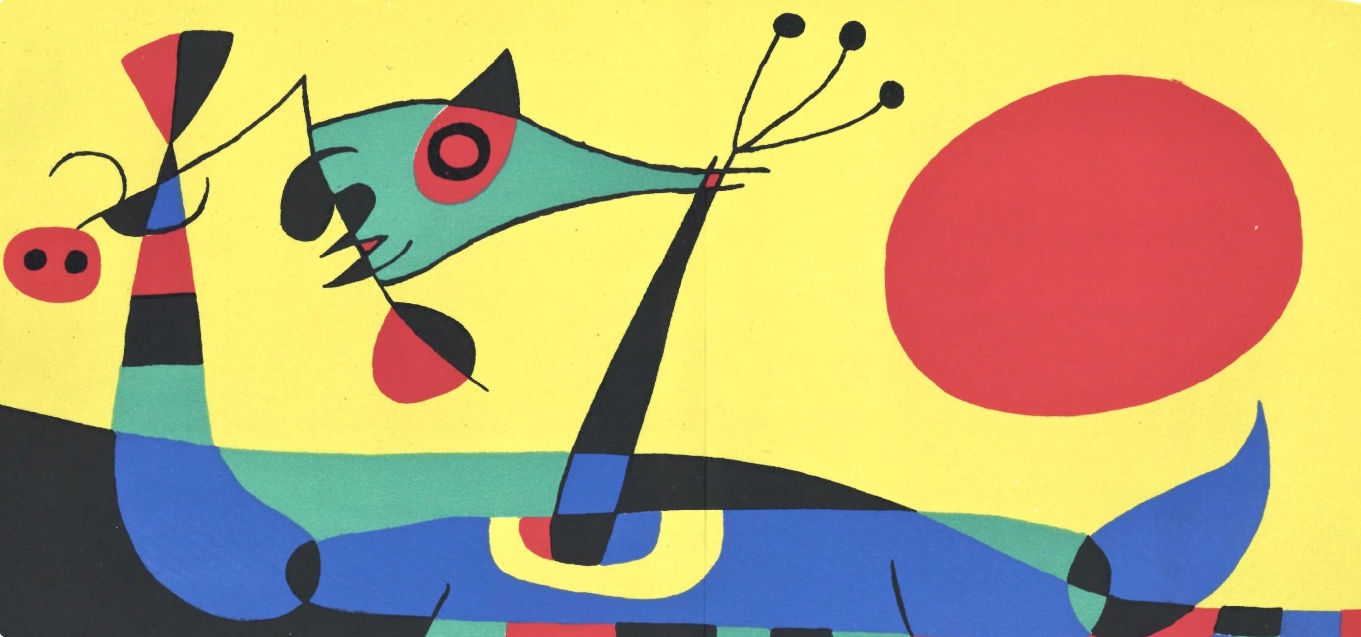 Joan Miro, Untitled, from Joan Miro, 1956 - Print by Joan Miró