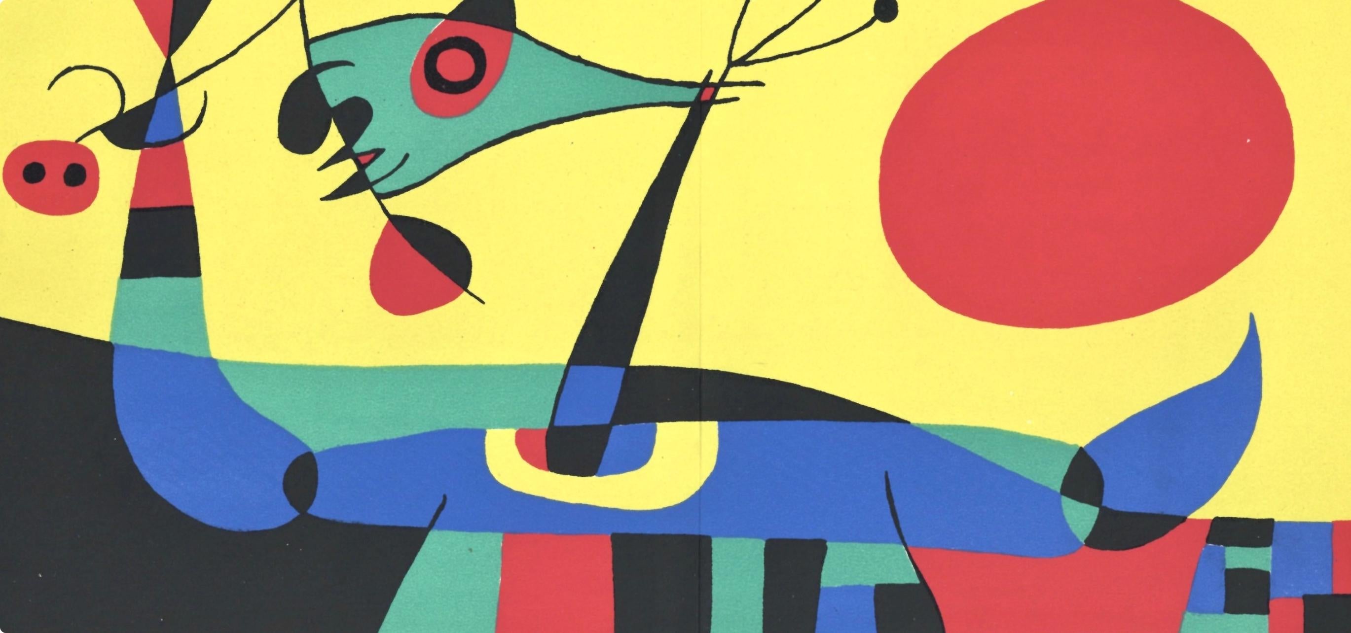 Joan Miro, Untitled, from Joan Miro, 1956 - Surrealist Print by Joan Miró