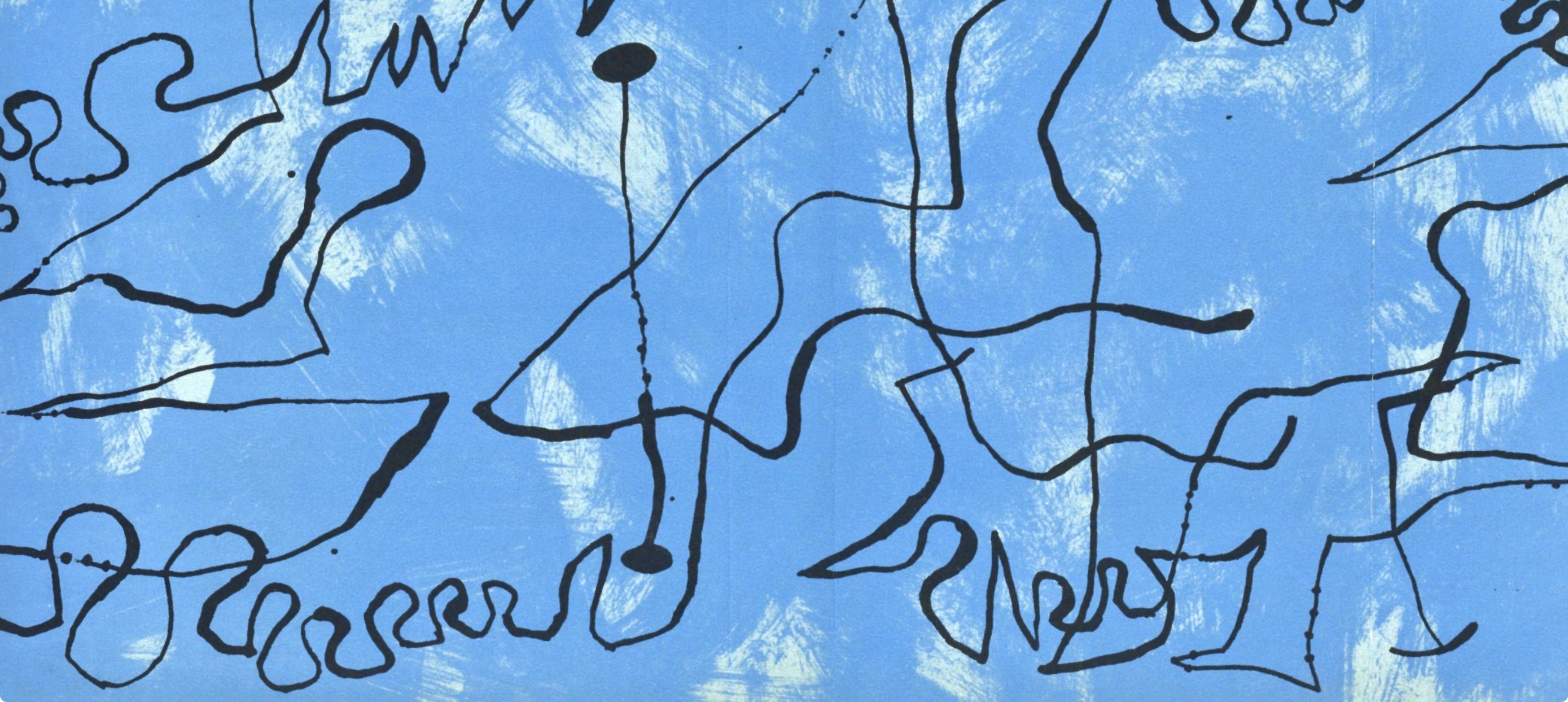 Joan Miro, Untitled, from Joan Miro, 1956 - Surrealist Print by Joan Miró