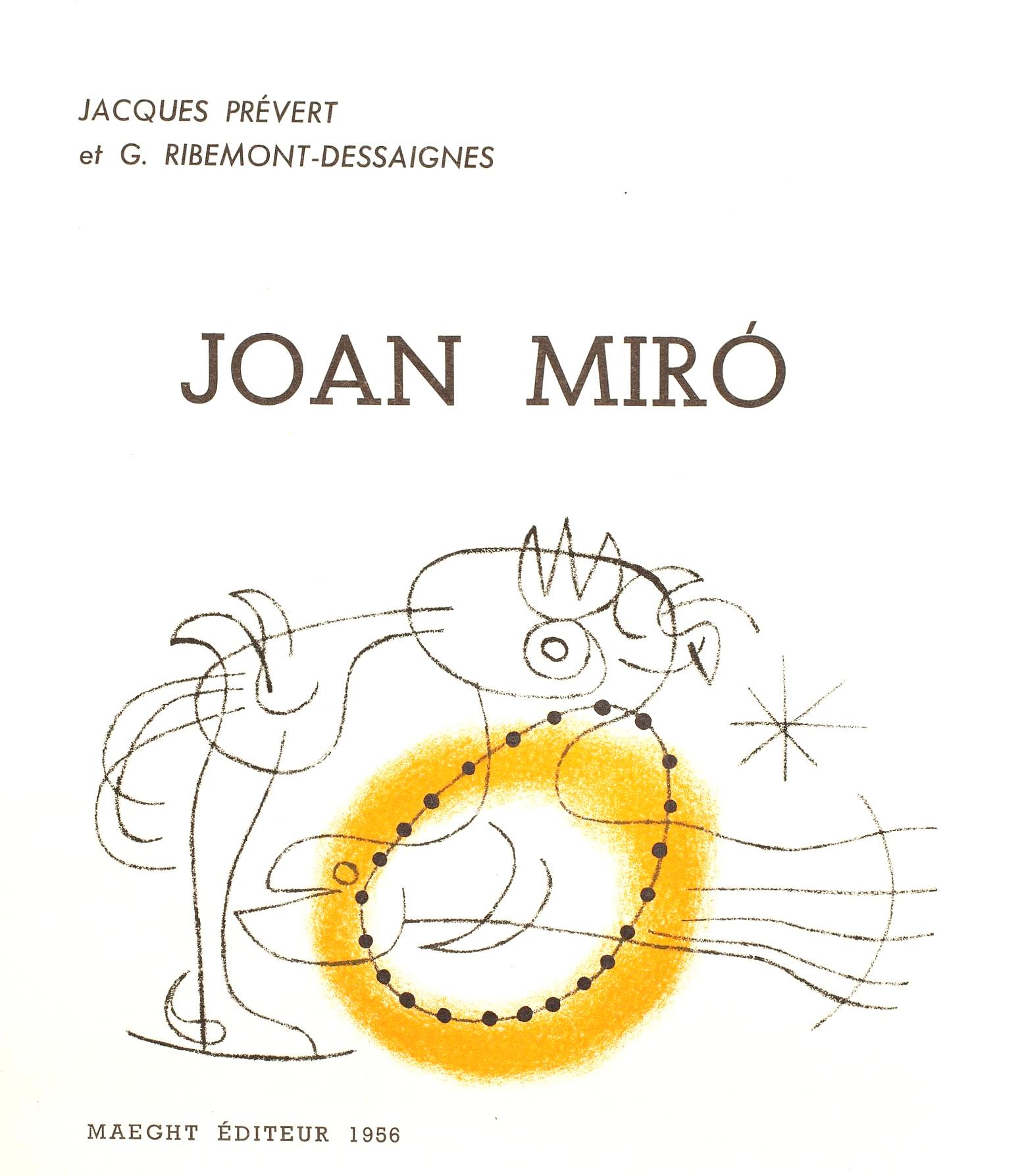 Joan Miro, Untitled, from Joan Miro, 1956 For Sale 1