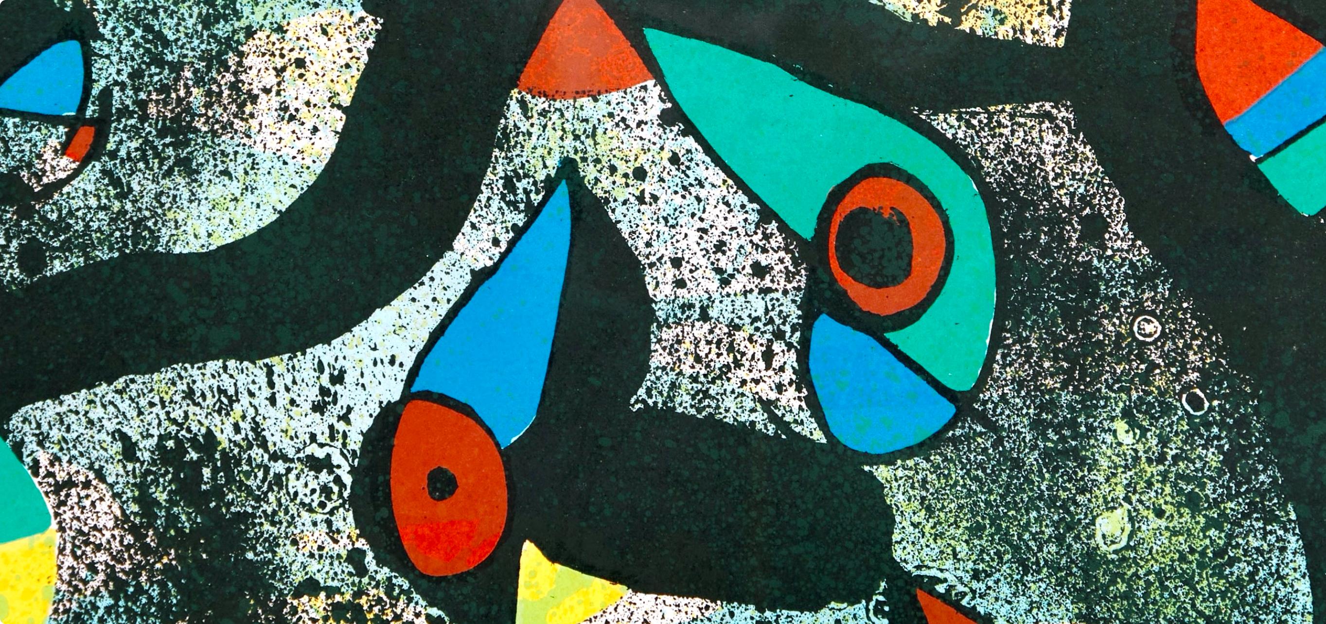 Joan Miro, Untitled, from Miro and Artigas Ceramics, 1974 - Print by Joan Miró