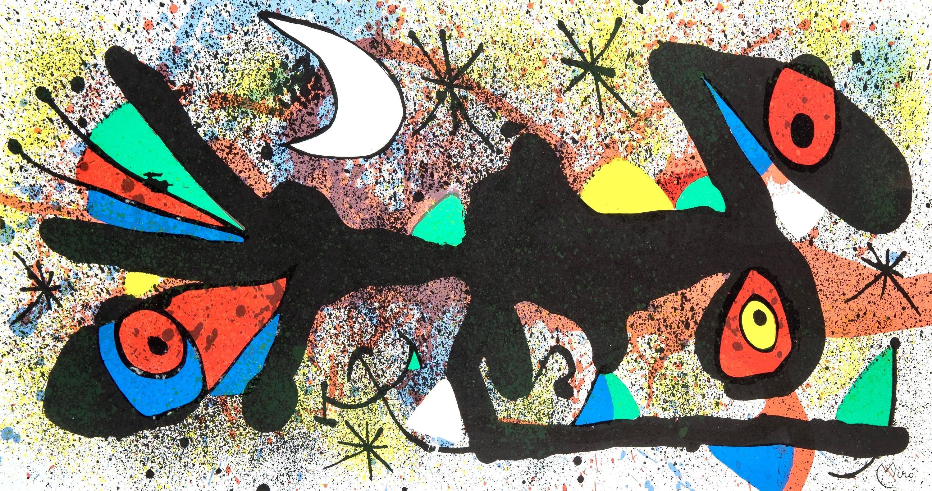 Joan Miró Abstract Print - Joan Miro, Untitled, from Miro and Artigas Ceramics, 1974