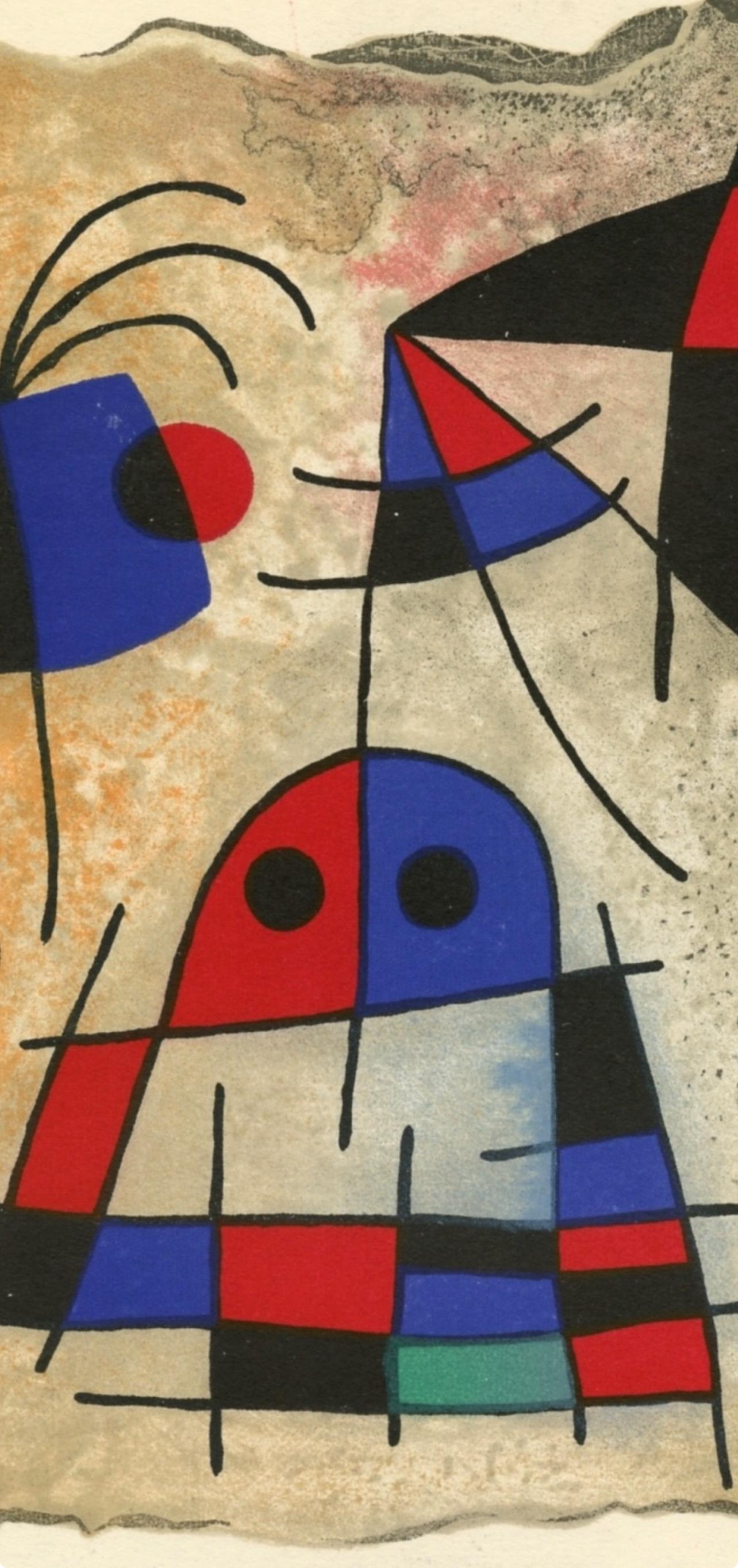 Joan Miro, Untitled, from Miro Recent Paintings, 1953 - Print by Joan Miró