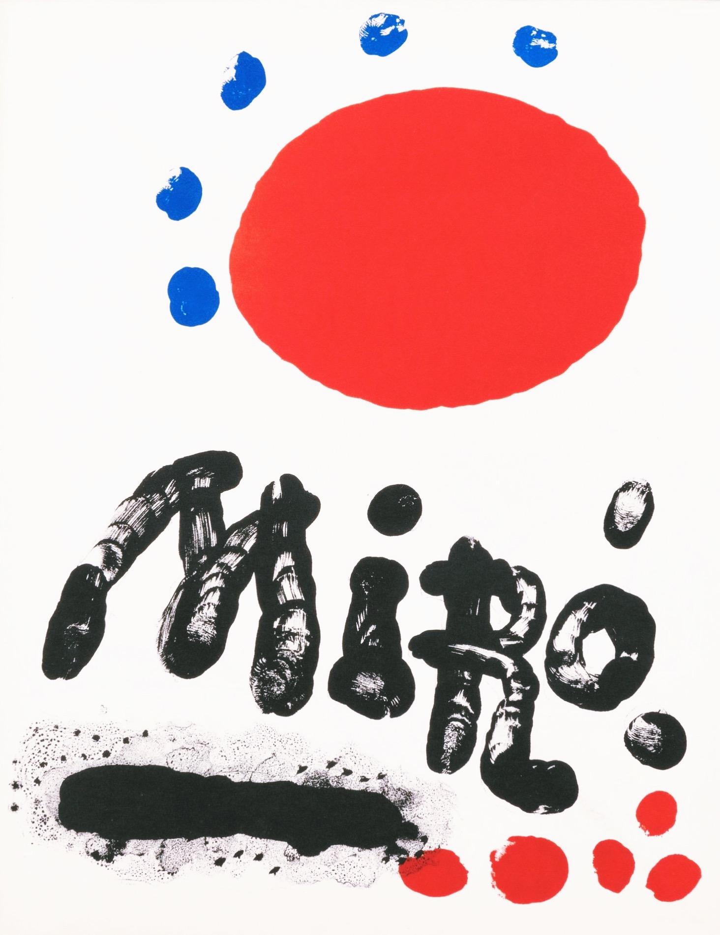 Joan Miro, Untitled, from Miro Recent Paintings, 1953