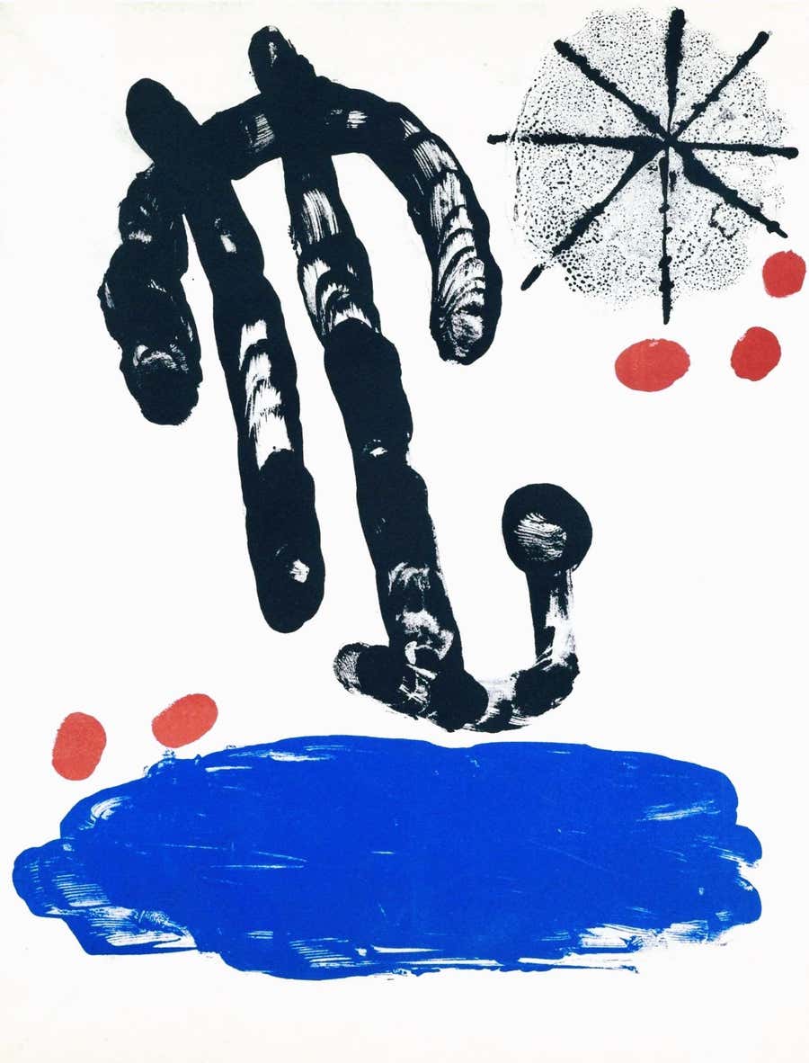 Joan Miro, Untitled, from Miro Recent Paintings, 1953