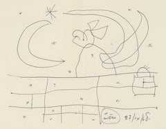 Miró, Composition (Mourlot 872-881 ; Cramer 164), El tapís de Tarragona (d'après)