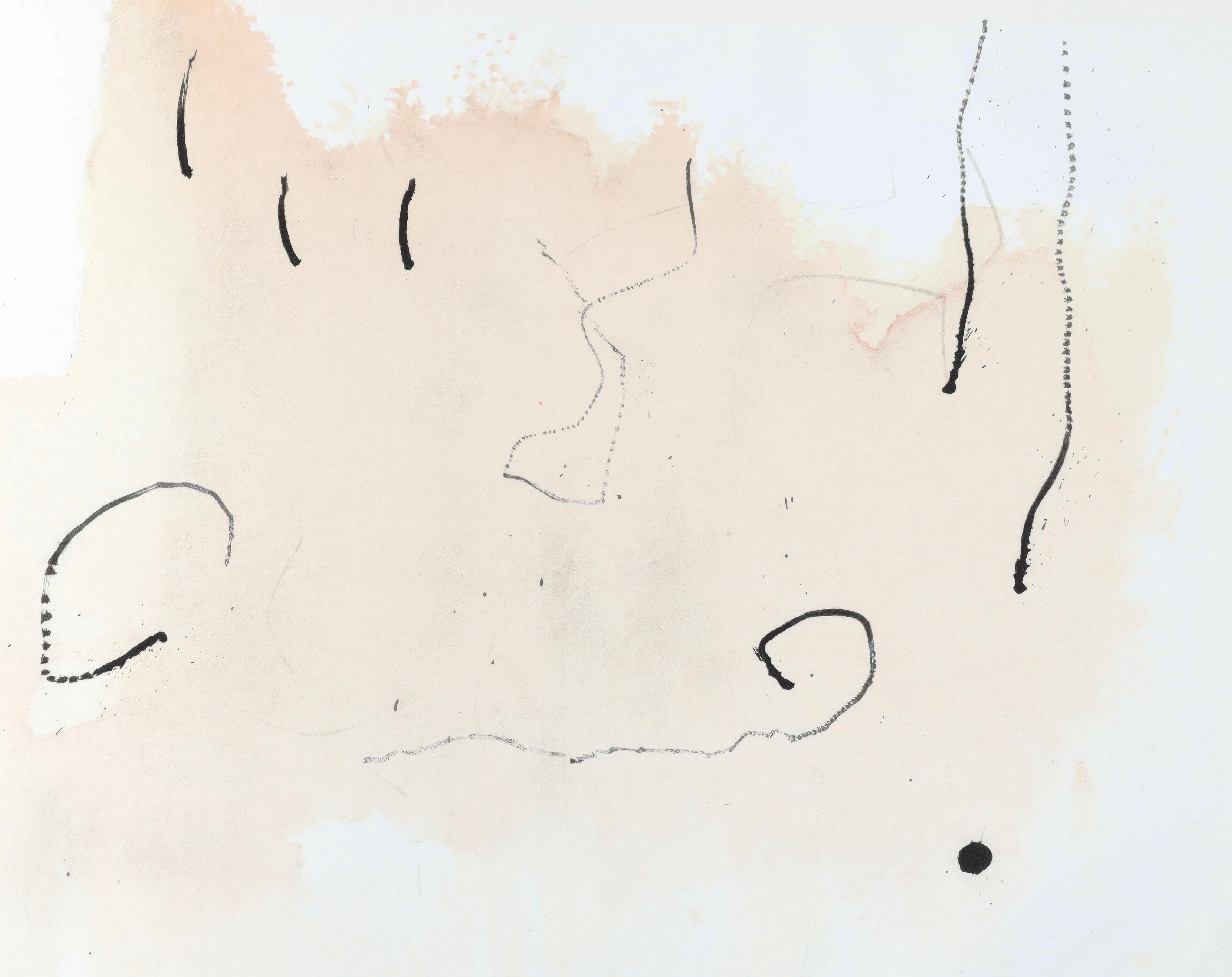 Joan Miró Landscape Print - Joan Miro, Untitled, from Trace on the Water, 1963 (after)
