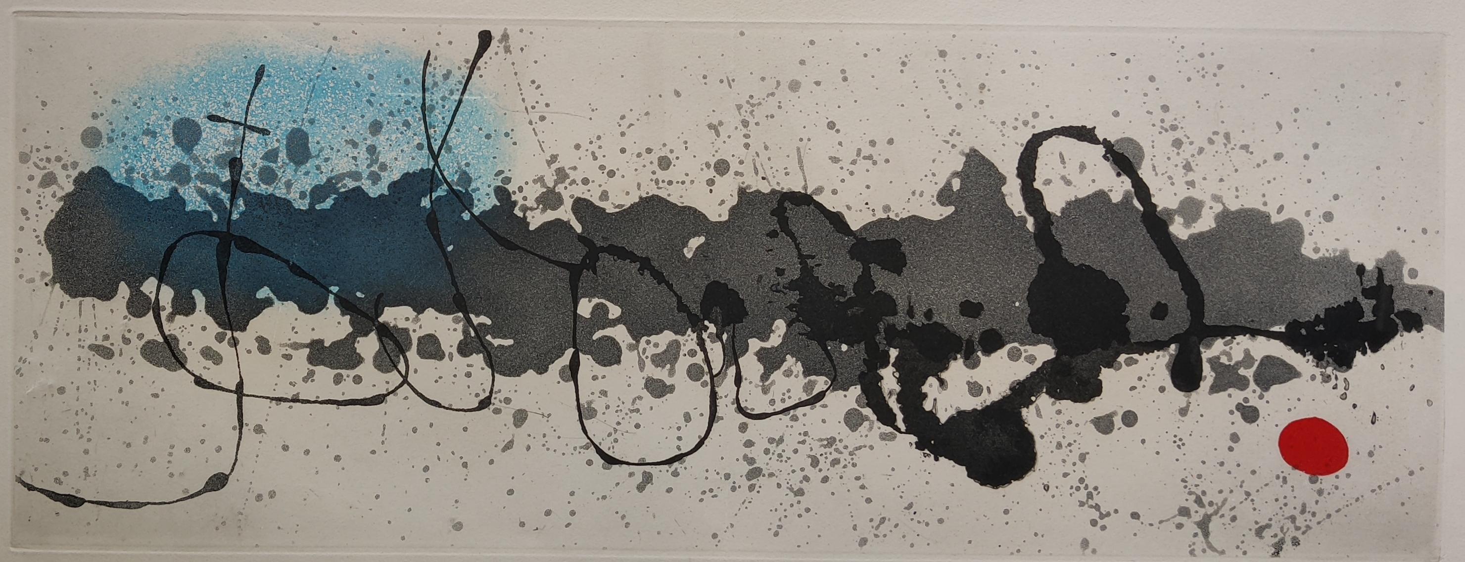 Joan Miró -- Untitled from Tracé sur l'Eau For Sale 1