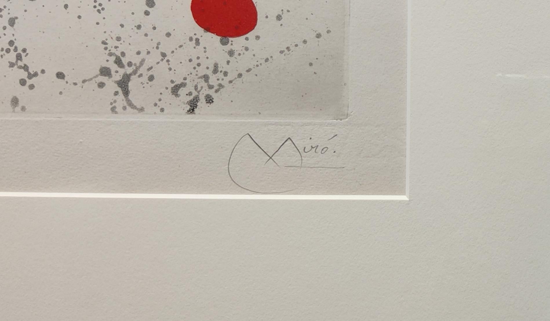 Joan Miró -- Untitled from Tracé sur l'Eau For Sale 3