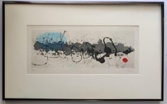 Joan Miró -- Sans titre de Tracé sur l'Eau