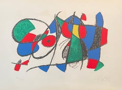 Joan Miro, "Untitled", hand signed lithograph 