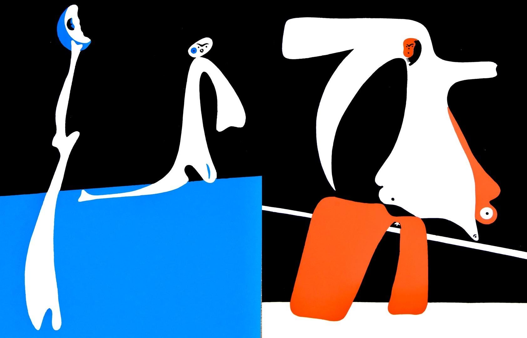 Joan Miro, Untitled I and II, from Cahiers d'art, 1934