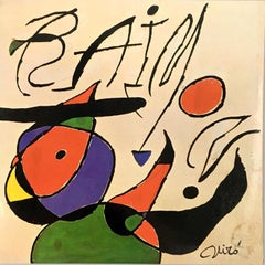 Vintage Joan Miró Vinyl Record Art 