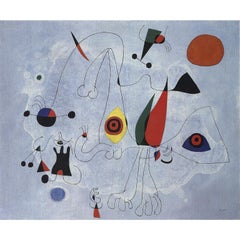 Joan Miro 'Woman and Birds at Sunrise' Surrealist
