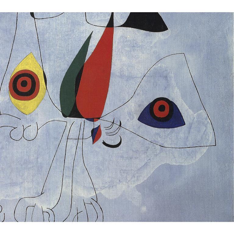 Cette reproduction de haute qualité de l'œuvre de Joan Miró 