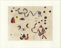 Joan Miro 'Women and Birds in the Night'