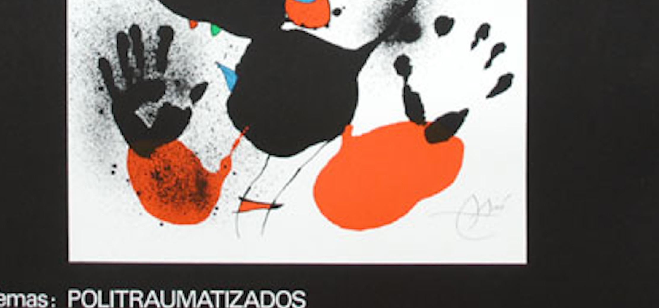 Joan Miró XIII Congreso Nacional de Cirugía - 1980 Cartel de la Exposición, Firmado Arte en venta 1