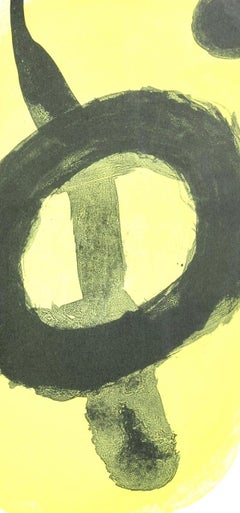 Joan Miro, Yellow, from Derriere le miroir, 1961