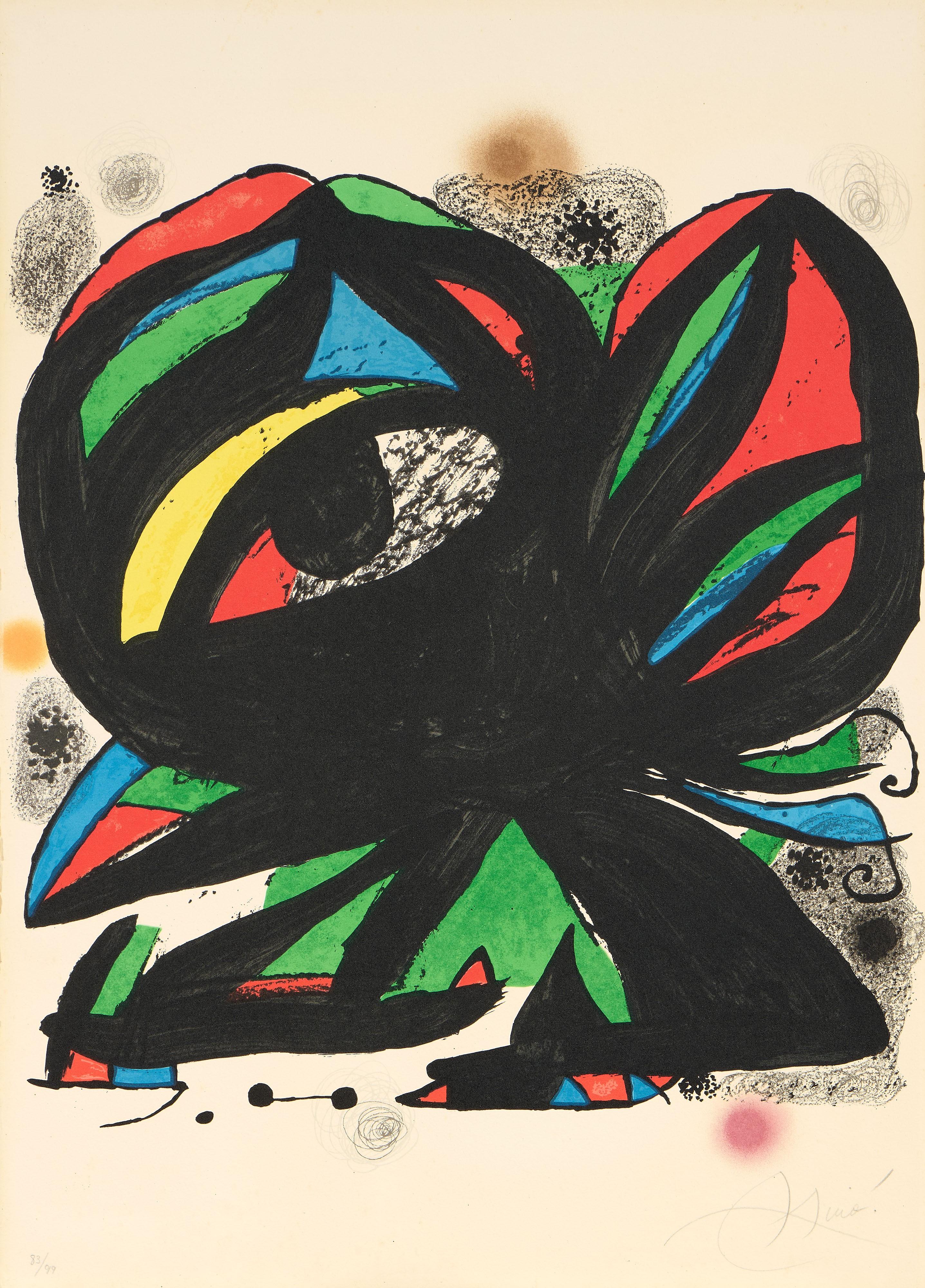 Joan Miró(1893–1983) - Fundació Joan Miró - Color lithograph on paper - 1975
