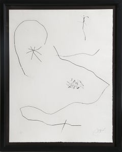 Journal d'un graveur III, Surrealistische Kaltnadelradierung von Joan Miro
