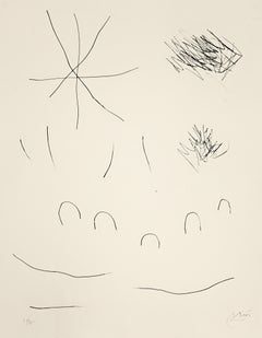 Journal d'un Graveur - Vol. 2  Lámina 10 - Aguafuerte de J. Mirò - 1975