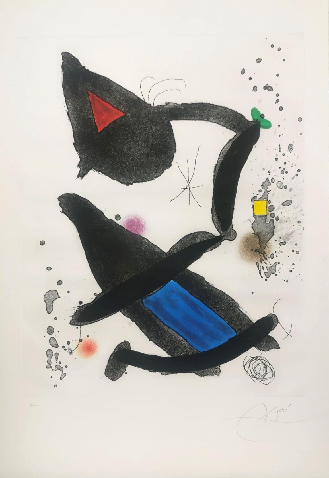 Joan Miró Abstract Print - King David