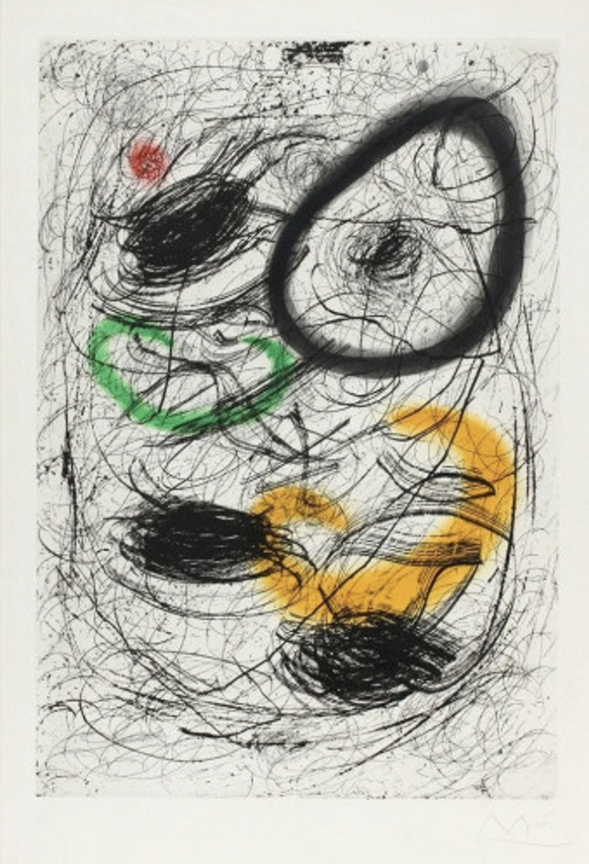 La chevelure De Bérénice II - Print by Joan Miró