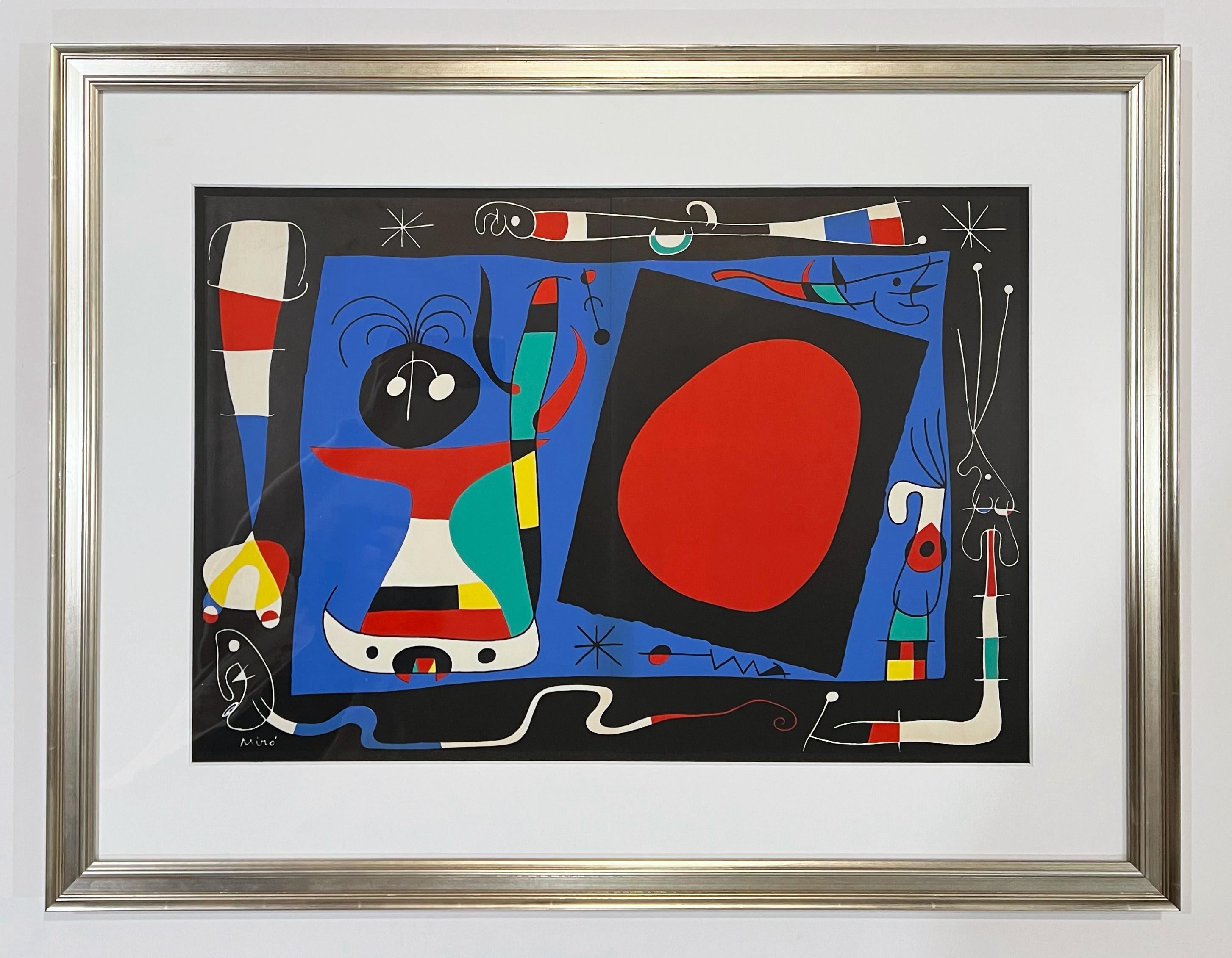 La Femme Au Miroir - Print de Joan Miró