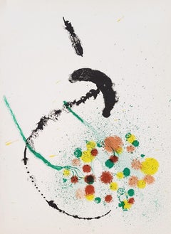 La Fille Du Jardinier (from Artigas) (Abstract Expressionism, Surrealism, Dots)