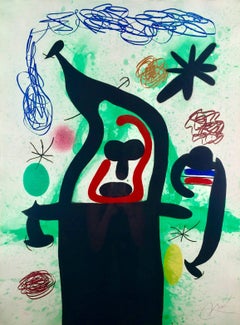 Joan Miro, La Harpie, etching