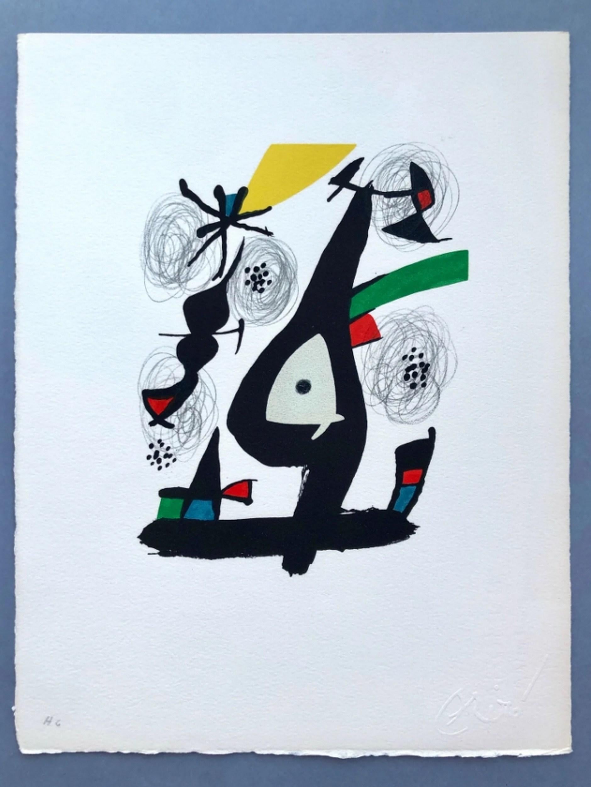 Joan Miró Abstract Print - La Mélodie Acide - 1 (Surrealism, Colorful, Modern, ~26% OFF LIMITED TIME ONLY)