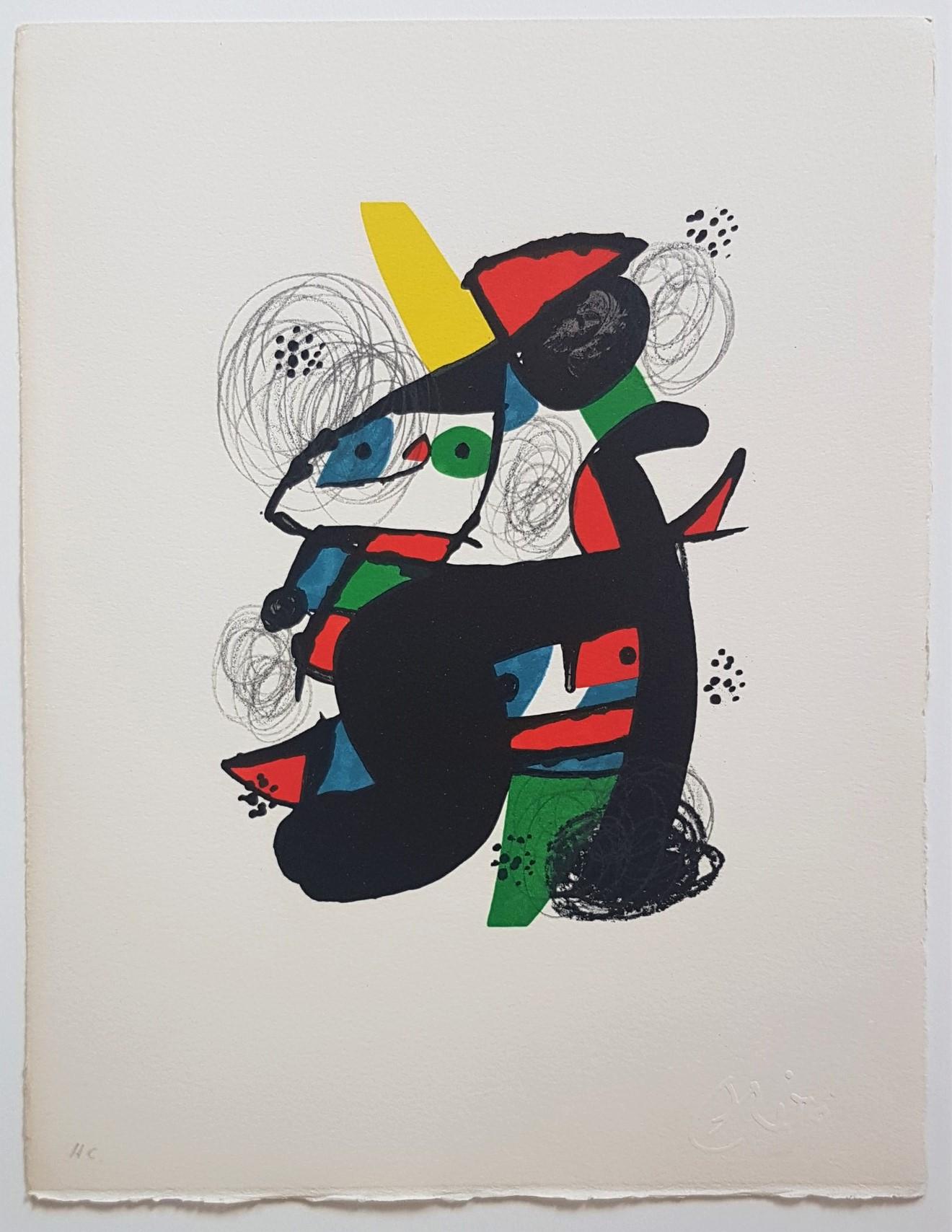 Joan Miró Figurative Print - La Mélodie Acide - 11