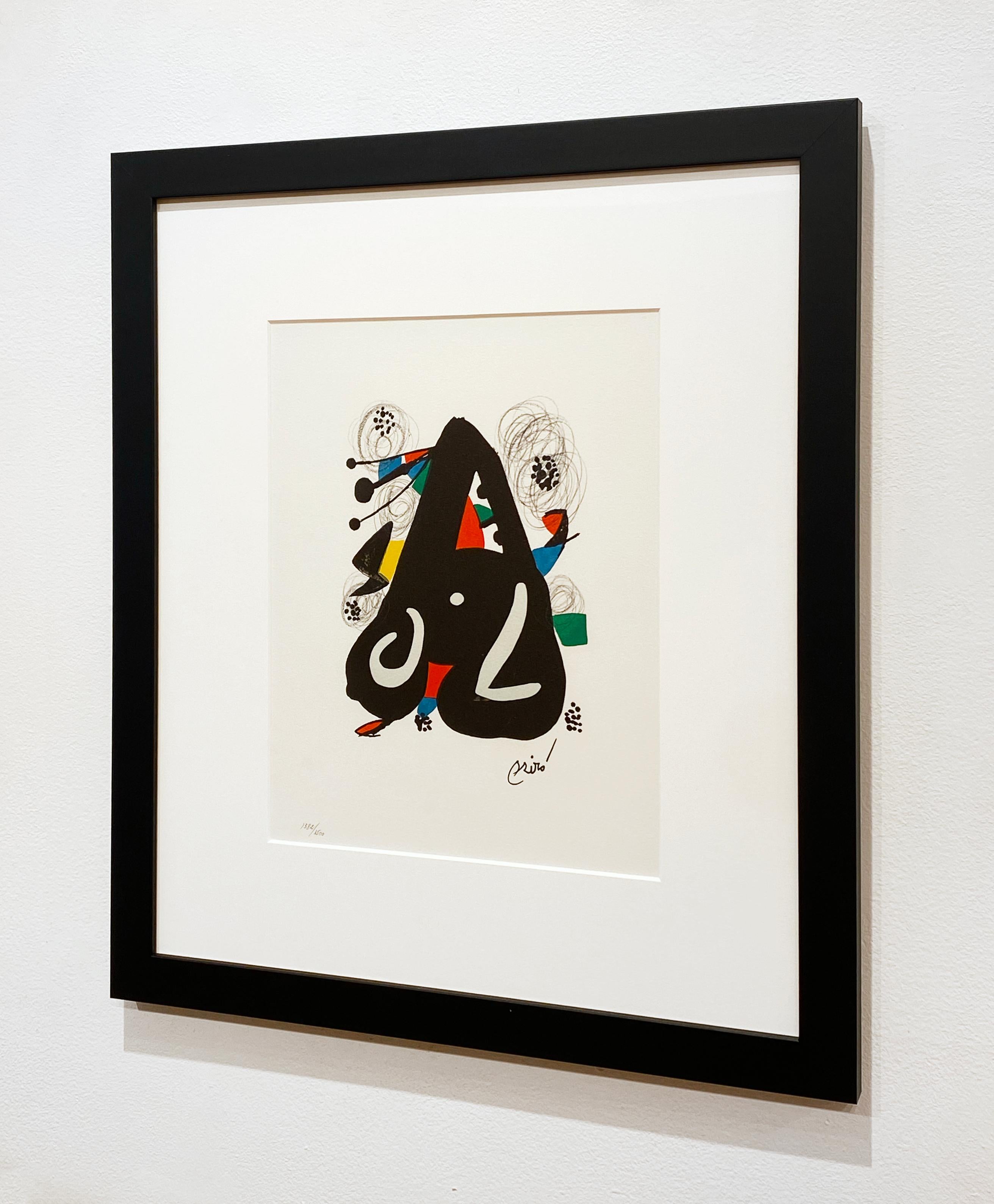 Artist:  Miro, Joan
Title:  La Melodie Acide 1220
Series:  Acid Melody
Date:  1980
Medium:  Lithograph
Unframed Dimensions:  13