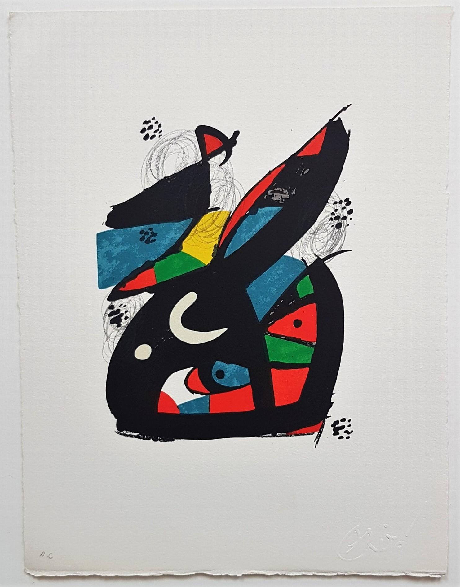 Joan Miró Figurative Print - La Mélodie Acide - 13