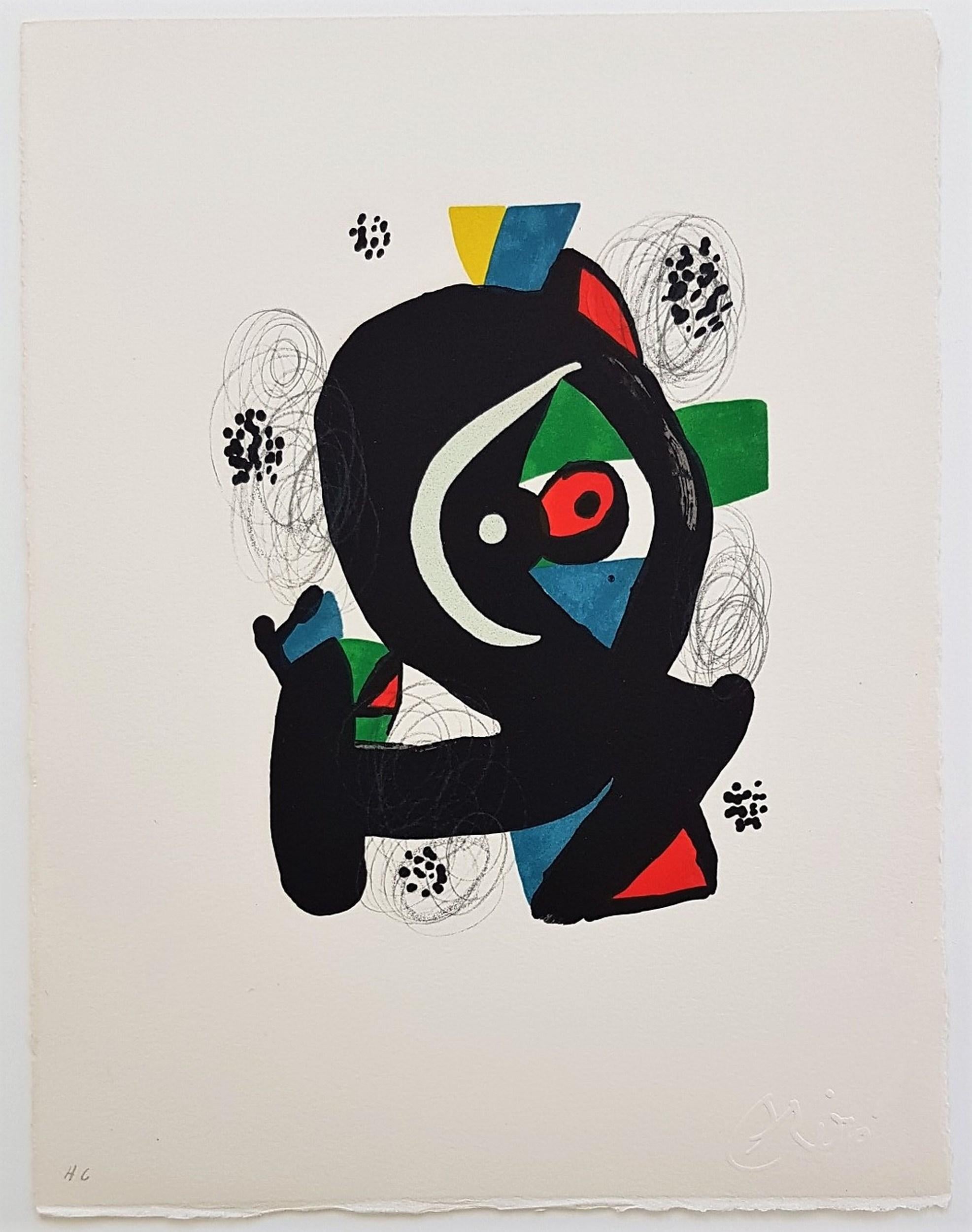 Joan Miró Abstract Print - La Mélodie Acide - 2