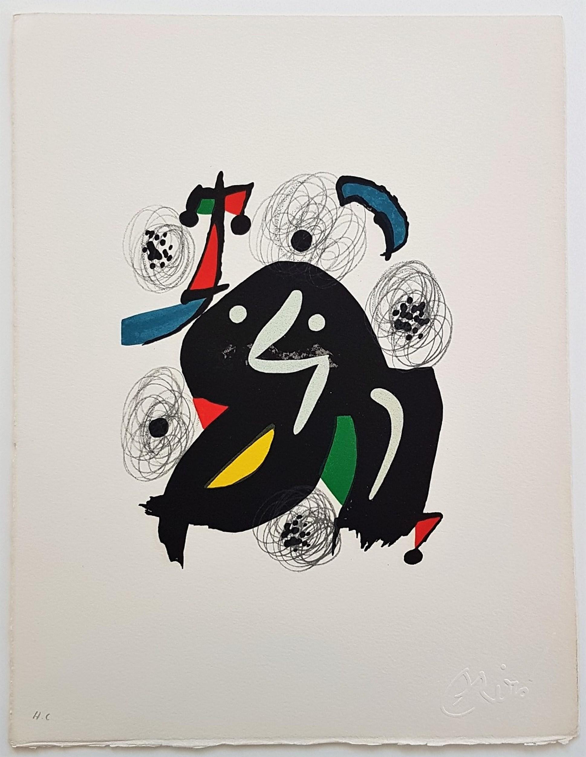 La Mélodie Acide - 4 (50% OFF LIST PRICE & $10 OFF SHIPPING - LIMITED TIME ONLY) - Print by Joan Miró