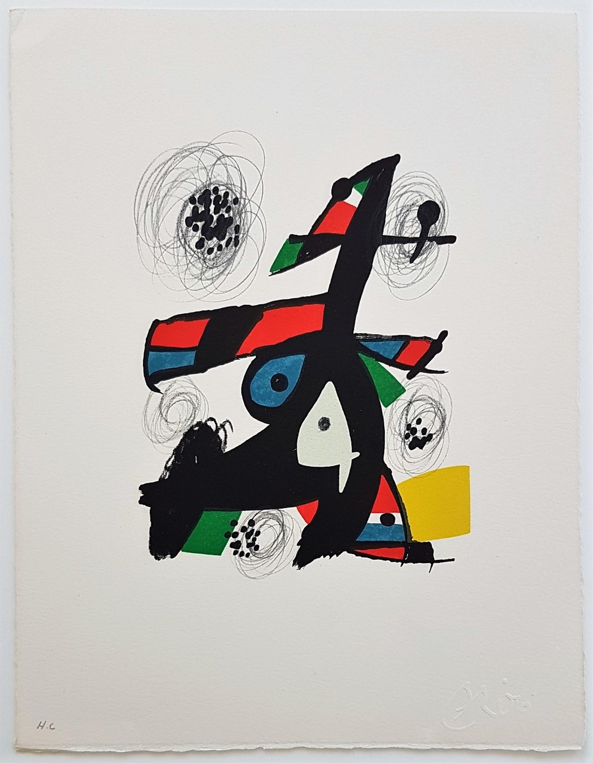 Joan Miró Figurative Print - La Mélodie Acide - 5 (Surrealism, Colorful, Modern, ~26% OFF LIMITED TIME ONLY)