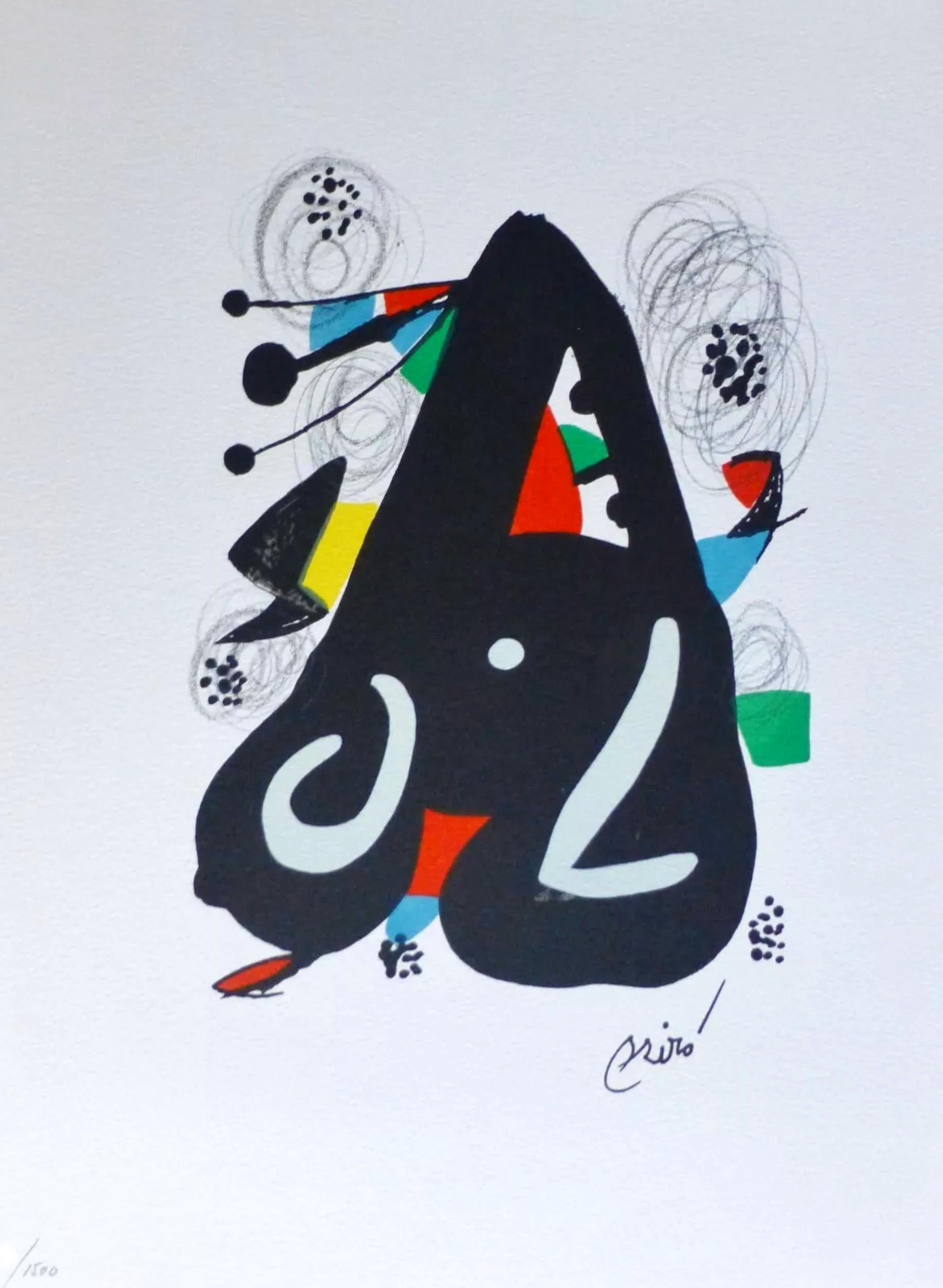 Joan Miró Abstract Print - La Mélodie Acide - 5 (Surrealism, Colorful, Modern, ~26% OFF LIMITED TIME ONLY)