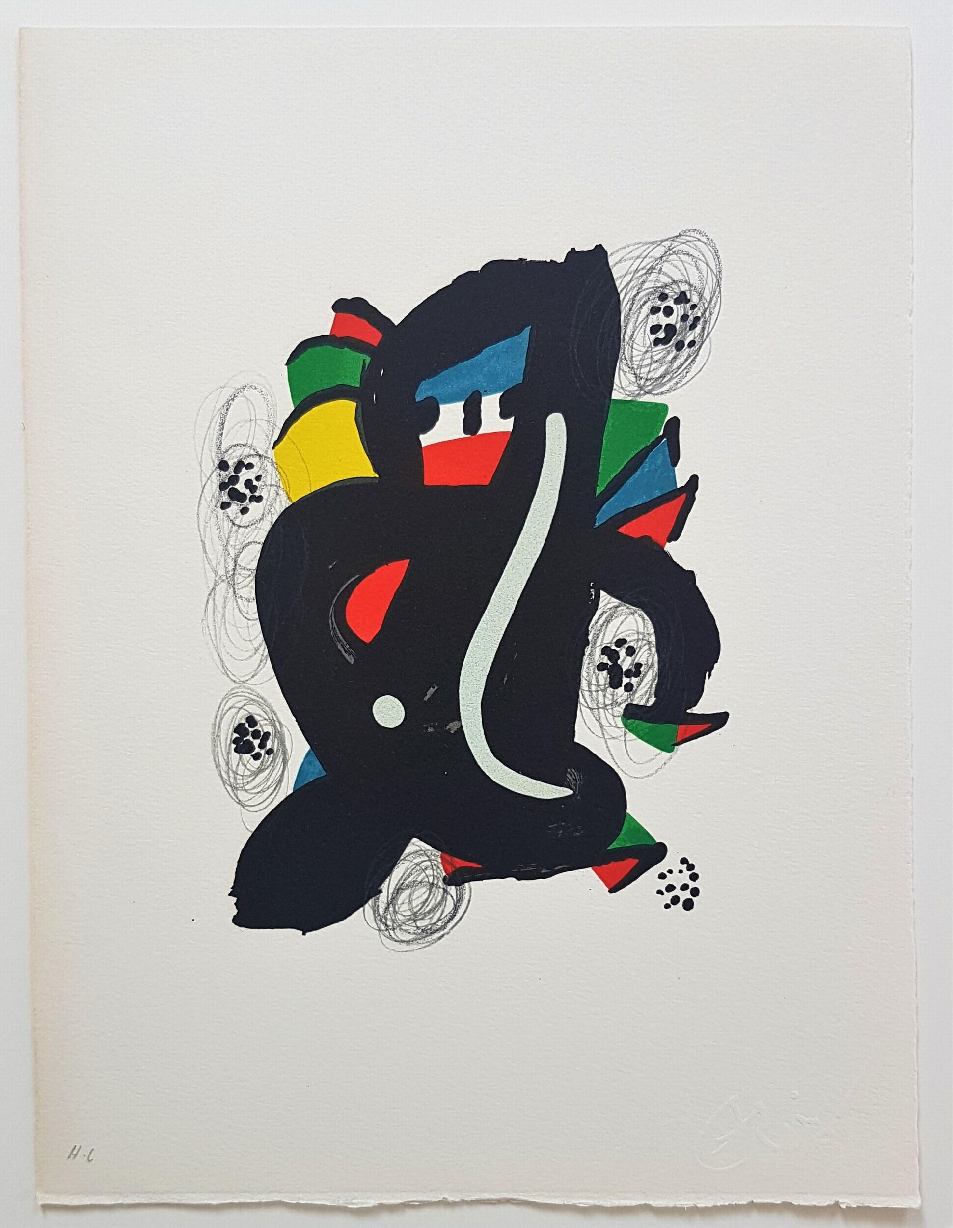La Mélodie Acide - 6 - Print by Joan Miró