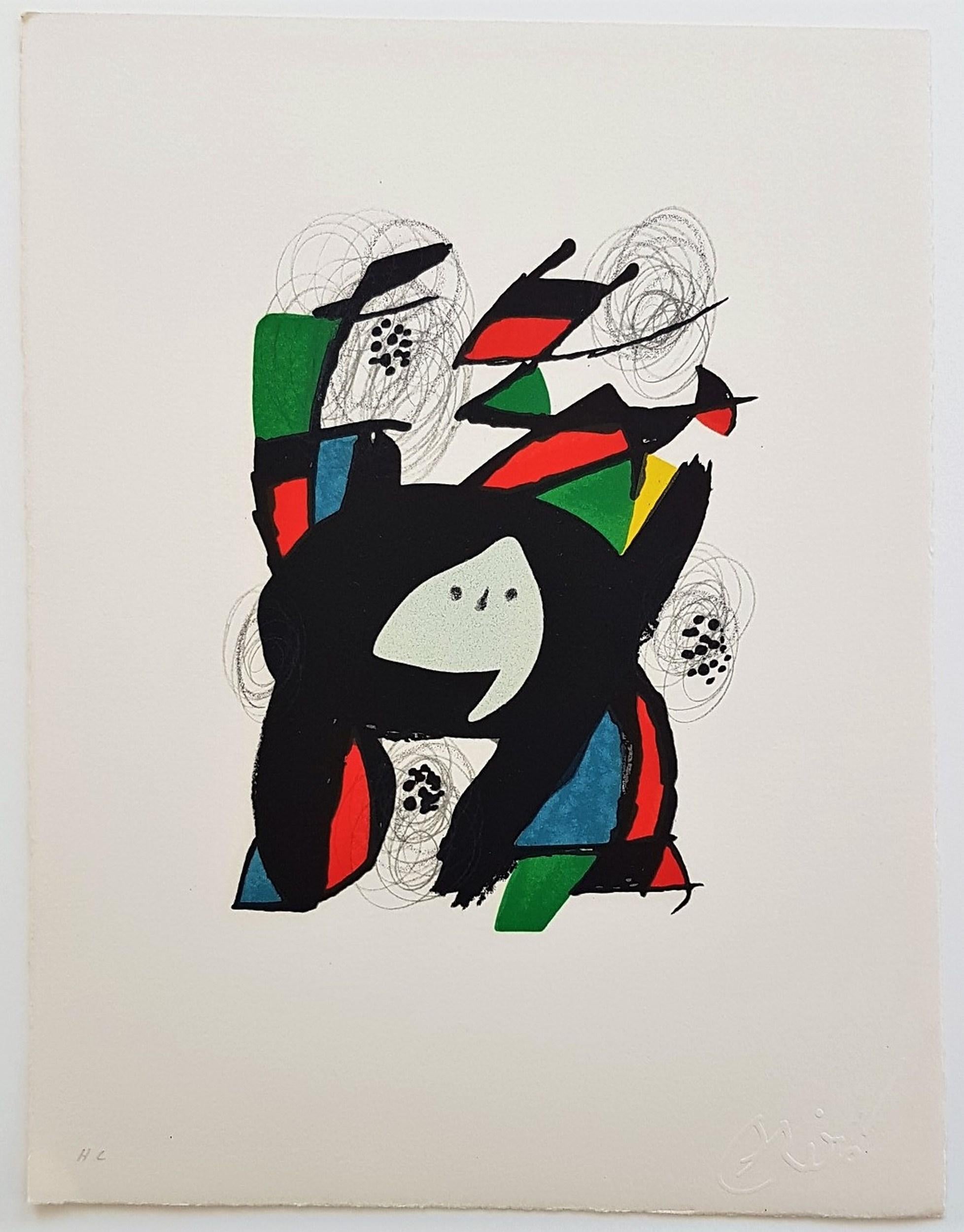 Abstract Print de Joan Miró - La Mélodie Acide - 8 (Surrealismo, Colorido, Moderno, ~26% DE DESCUENTO SOLO POR TIEMPO LIMITADO)