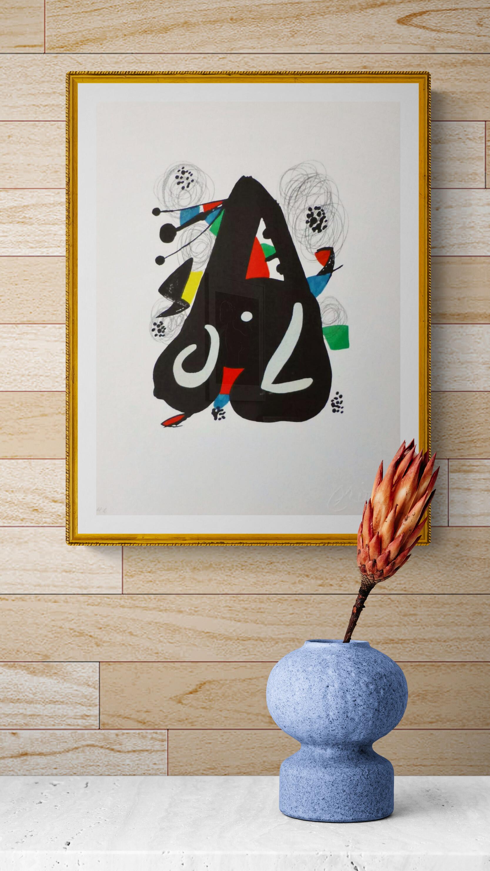 La Mélodie Acide - 9 (Surrealismus, Farbenfroh, Modern, ~26% OFF LIMITED TIME ONLY) (Abstrakter Expressionismus), Print, von Joan Miró