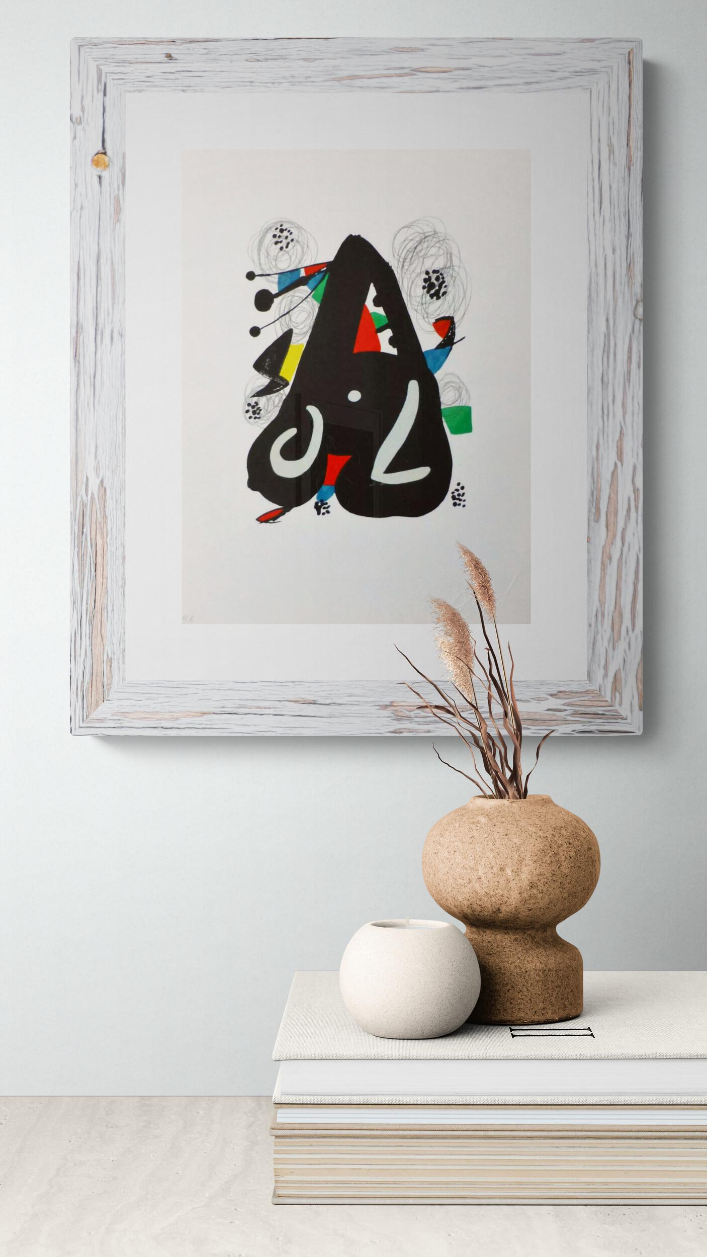 Joan Miró
La Mélodie Acide - 9
Farblithographie
Jahr: 1980
Auflage: 1500
Künstler-Trockenstempel unten rechts, 
Kommentiert  