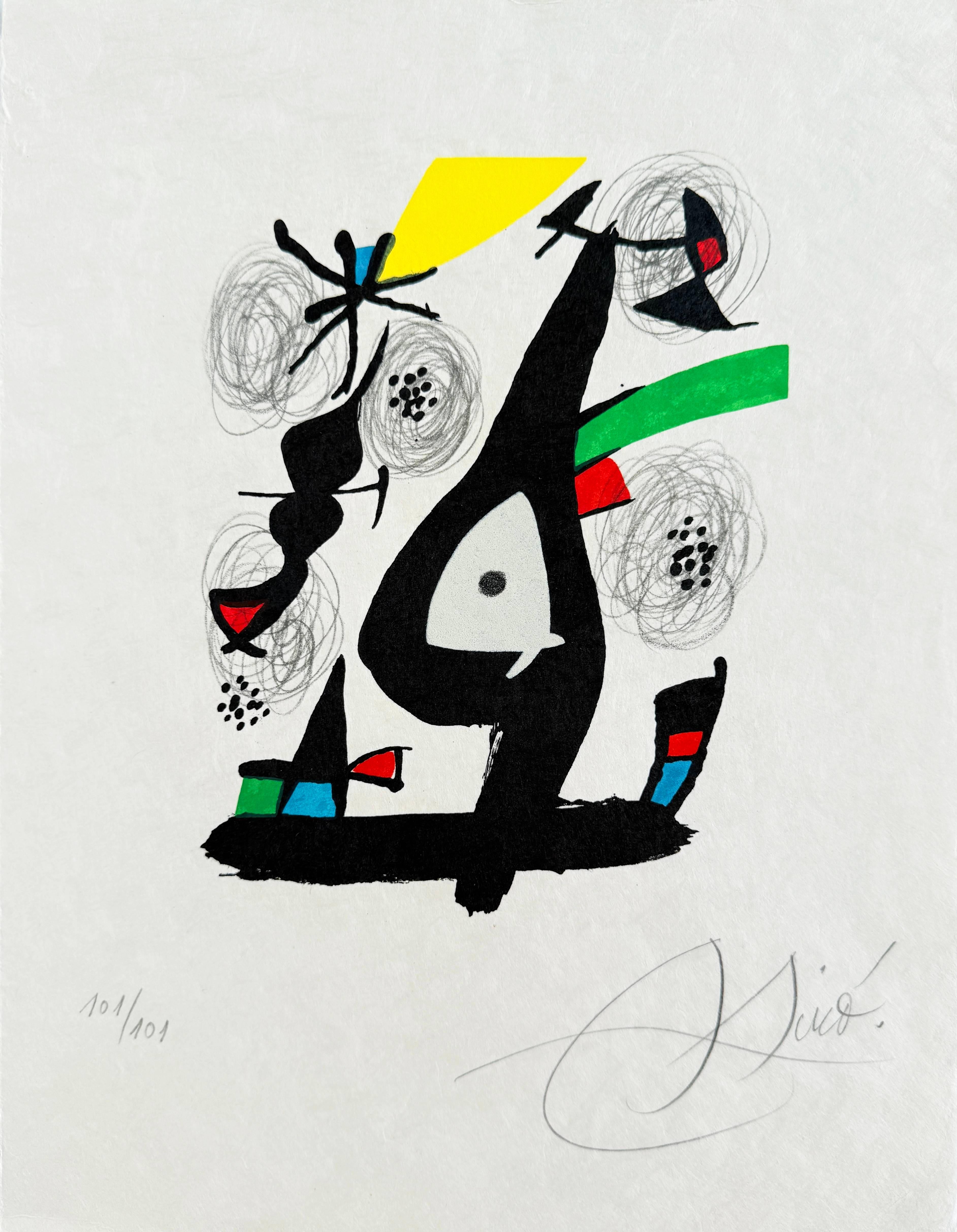 La Mélodie Acide - Print by Joan Miró