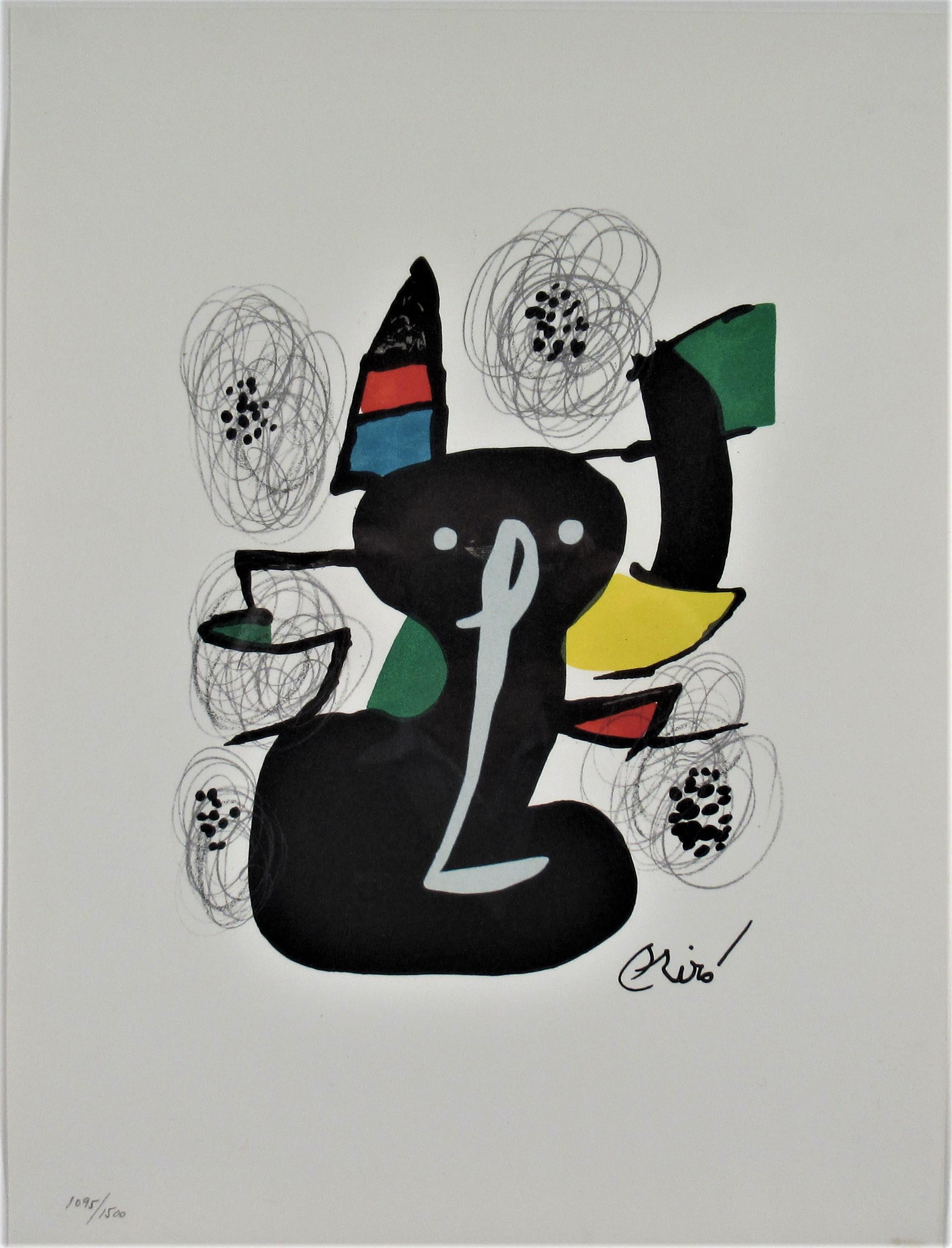 La Melodie Acide – Print von Joan Miró