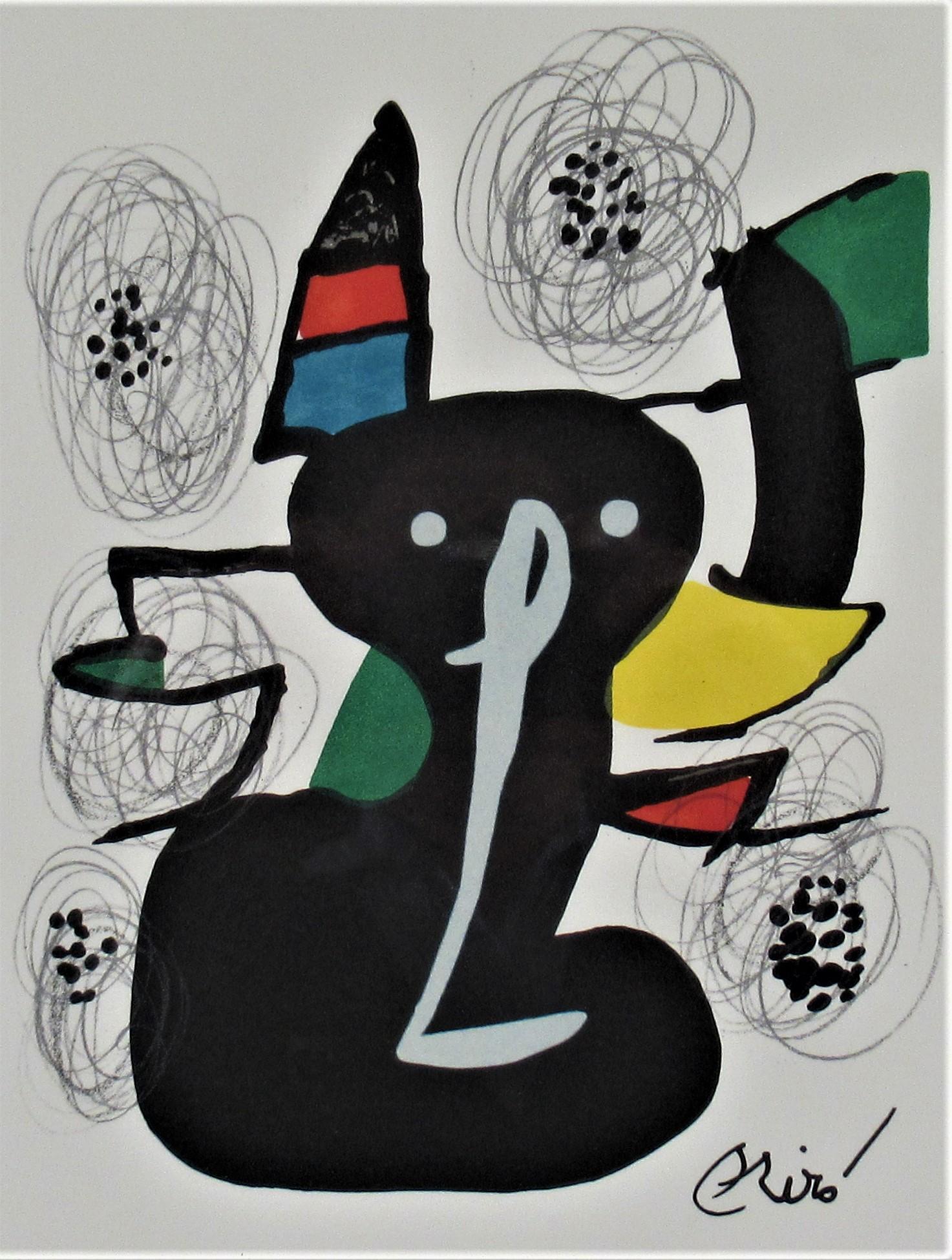 La Melodie Acide (Abstrakt), Print, von Joan Miró