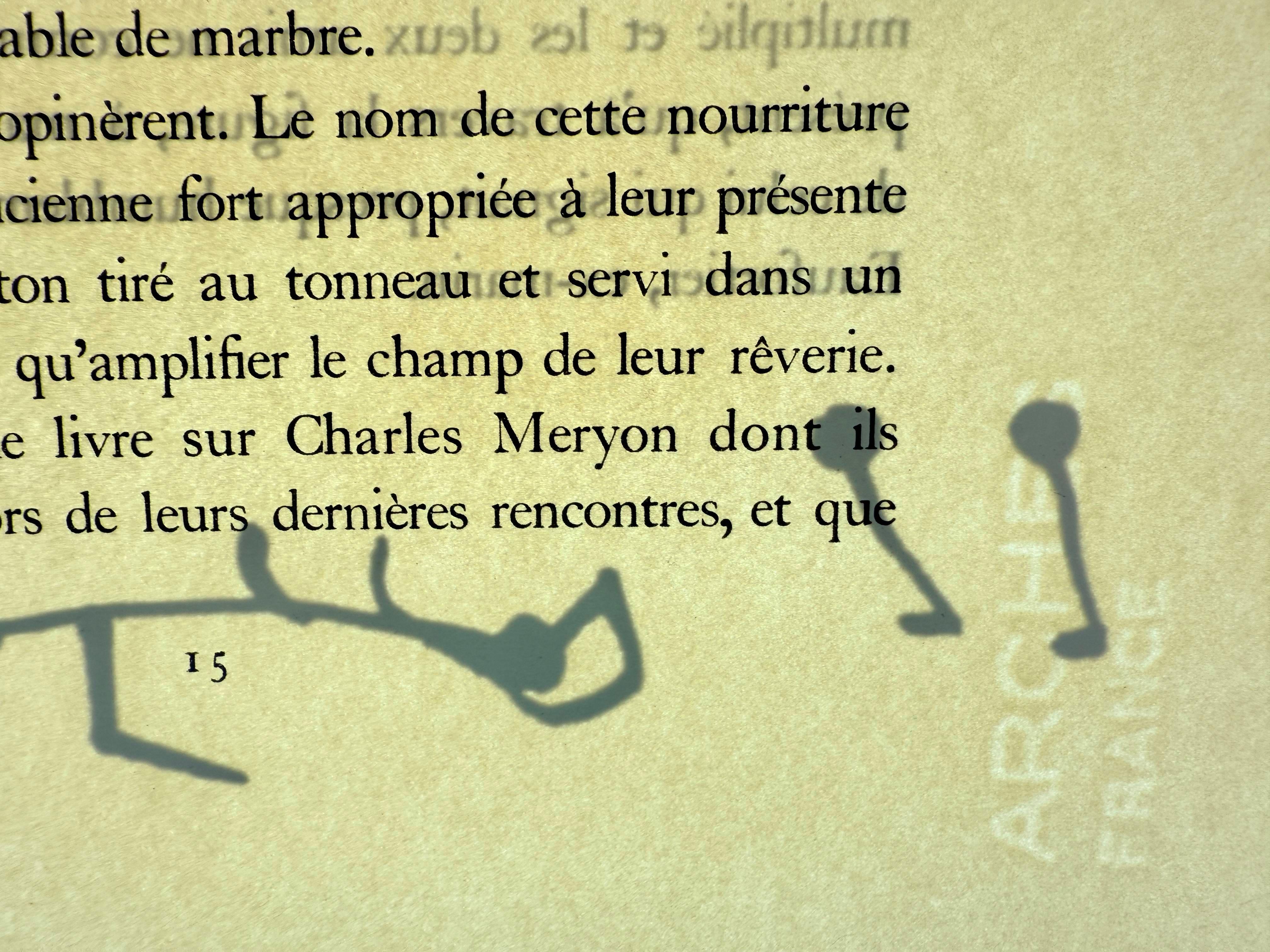 La Mélodie Acide - Gray Print by Joan Miró