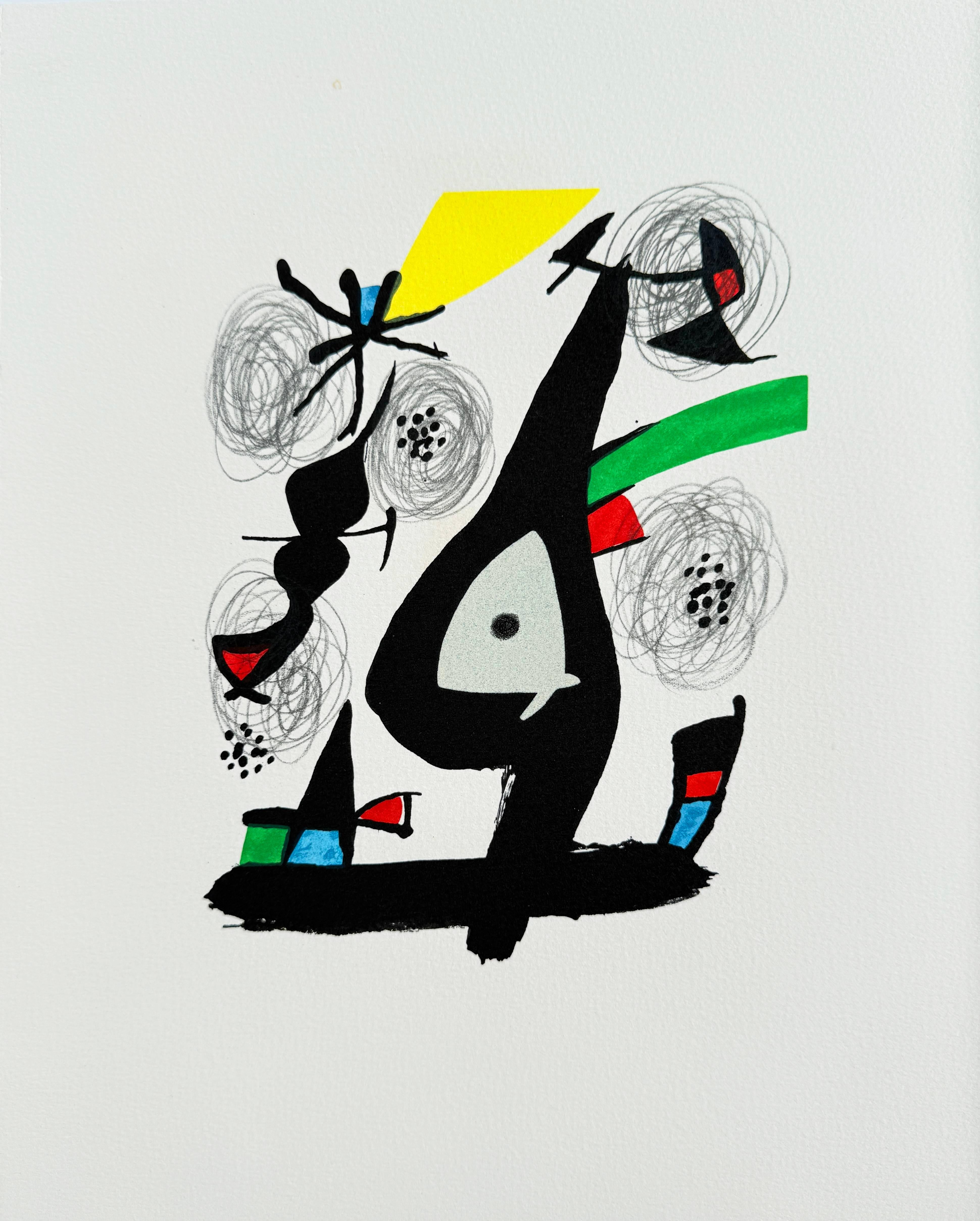 Joan Miro (1893-1983) - La Mélodie Acide

Complete portfolio of 15 lithographs from 1980.

The edition no. 111 out of 150 that contain a handsigned work.

Dimensions: 34 x 25 cm.

Publisher: Au Pont des Arts and Galerie Lucie Weill,